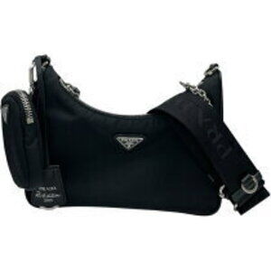 Prada Re Edition Shoulder Bag Black Re Nylon